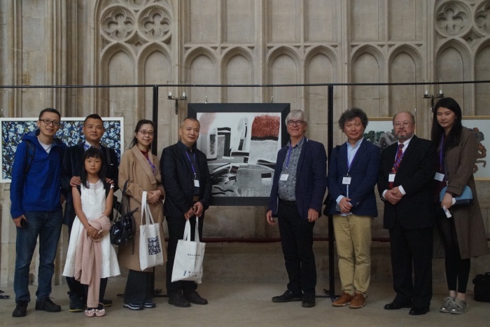 David Paskett, former President of the Royal Watercolour Society, Professor Liu Zheng, Shang Hui, Guan Yunke and other artists