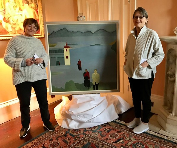Carrie Humphrey with artist Anne Rothenstein 1e0ece3c-119a-364d-335a-93def4d67684