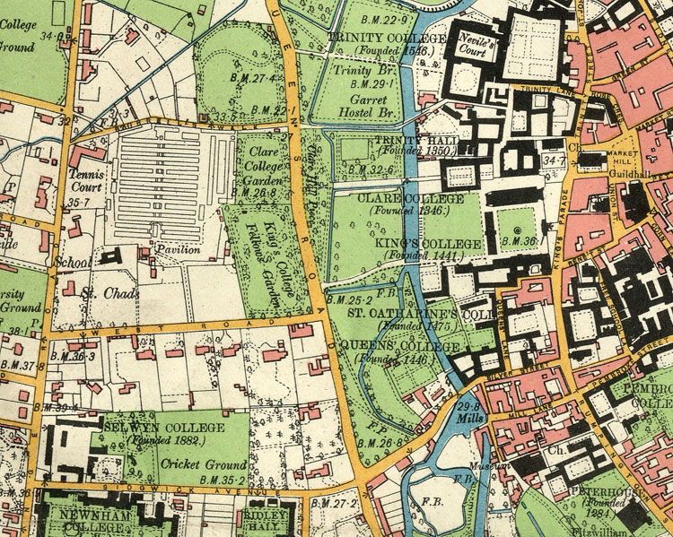 Ordnance Survey map, 1927 (CAM/181)