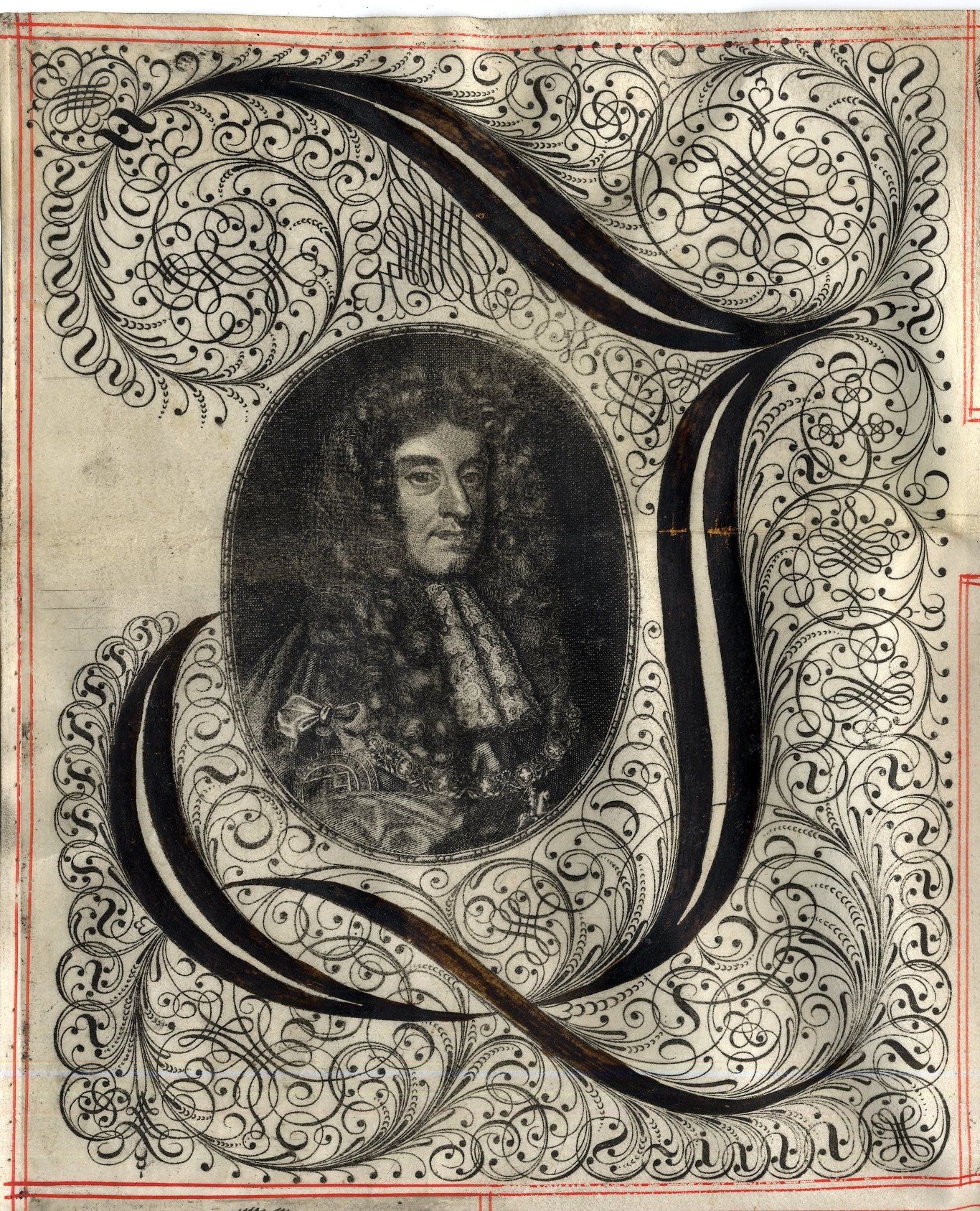 Charles II on a document concerning Eton Fellowships and King's College 