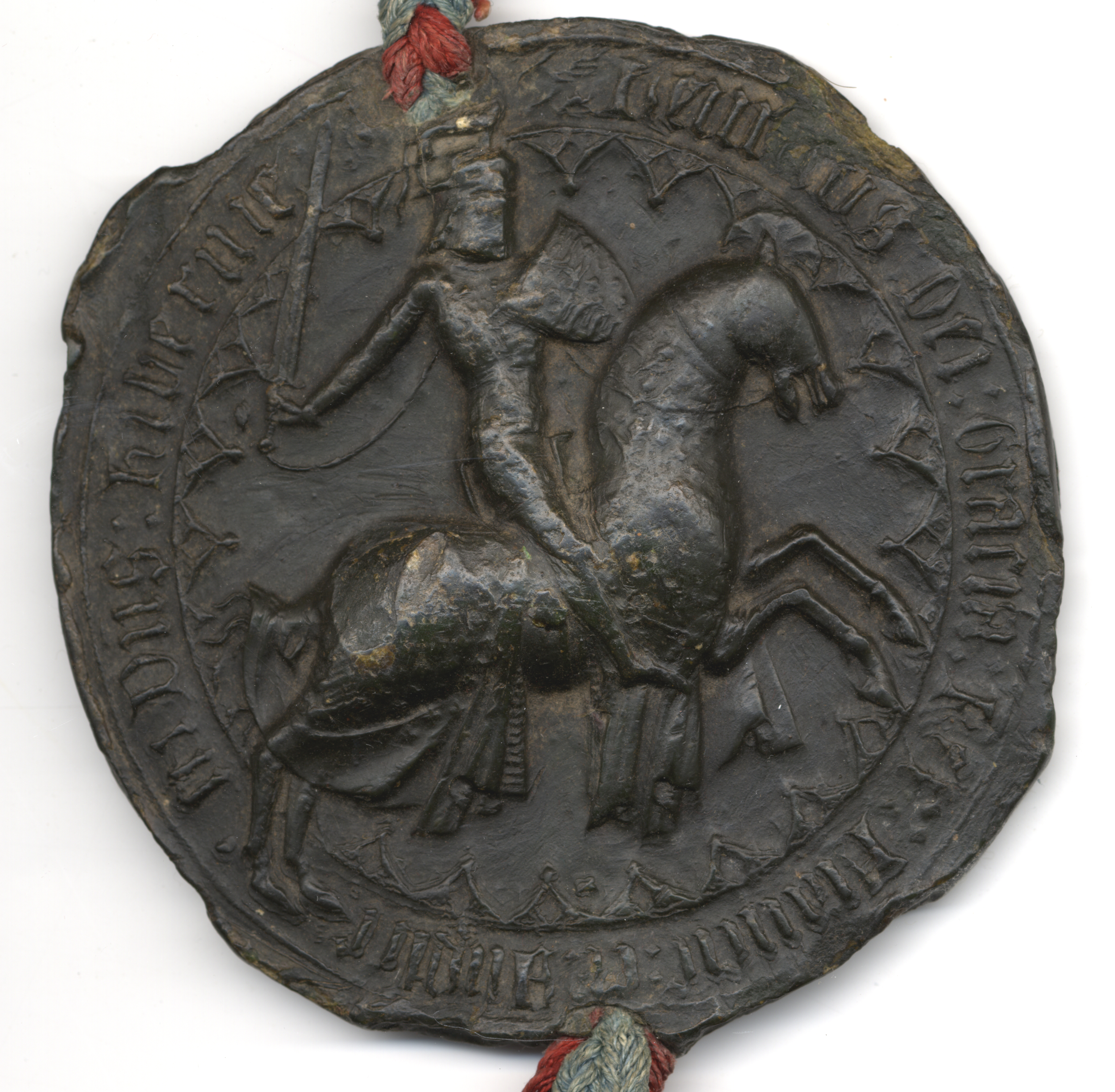 Seal attached to the Royal Letters Patent of Henry VI, 1442 (KCE/134) Seal attached to the Royal Letters Patent of Henry VI, 1442 (KCE/134)