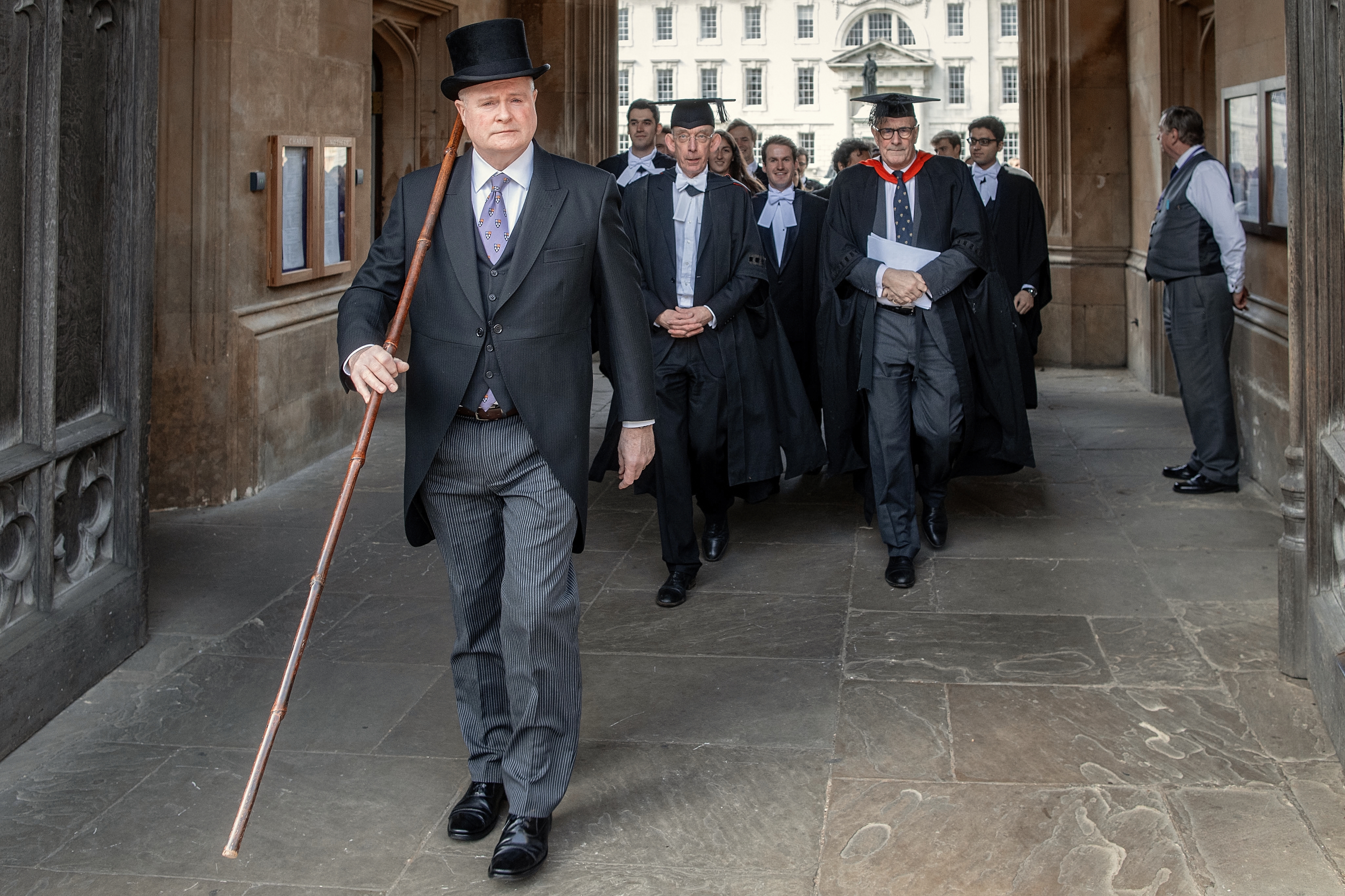 MA Procession 2019 - Leaving King's - photo credit Martin Bond