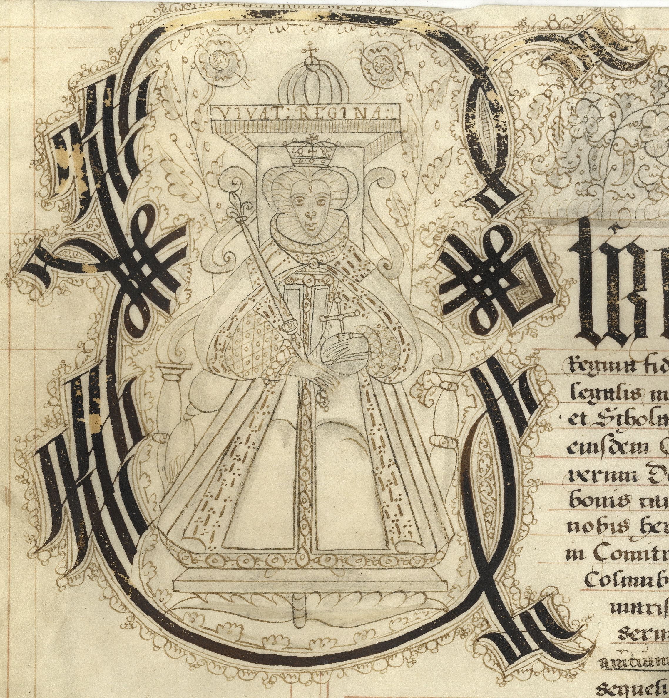 Illumination of Queen Elizabeth I (SAC/1) Illumination of Queen Elizabeth I (SAC/1)
