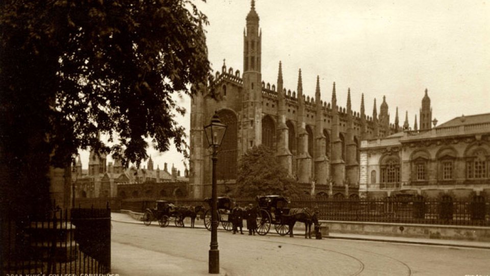 Screen, Chapel and Senate House – outside College (Judges Ltd., Hastings, EMF/27/237)