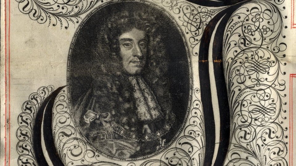 Charles II on a document concerning Eton Fellowships and King's College 