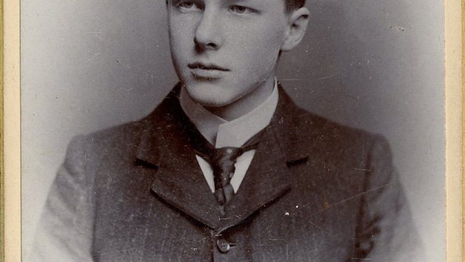 Studio photographs of Rupert Brooke, in 1893-5, 1904 and 1905. Photographer: E.H. Speight, Rugby. RCB/Ph/17.