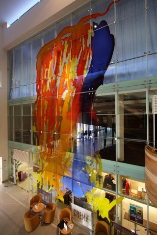 Amber Hiscott Wales Millennium Centre Colourfall