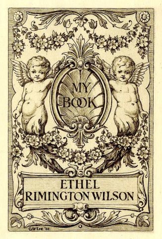 Bookplate of Ethel Rimington Wilson (c. 1905)