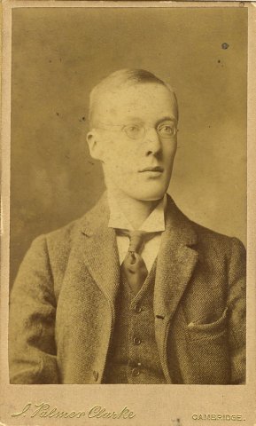 Edward J Dent, 1900 (photographer J. Palmer Clarke. EJD/5/1/1)