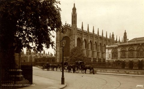 Screen, Chapel and Senate House – outside College (Judges Ltd., Hastings, EMF/27/237)