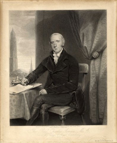 Charles Simeon, former Dean, engraved by William Say after a drawing by John Jackson, 1822 (KCAC/1/4/Simeon/1) Charles Simeon, former Dean, engraved by William Say after a drawing by John Jackson, 1822 (KCAC/1/4/Simeon/1)
