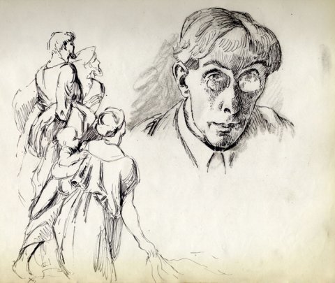 Roger Fry self-portrait (REF/4/8/12) Roger Fry self-portrait (REF/4/8/12)
