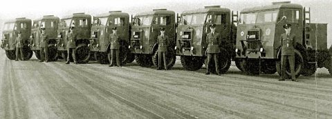 RAF soldiers and transport vehicles were billeted at King's during WWII RAF soldiers and transport vehicles were billeted at King's during WWII