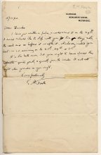Letter from E.M. Forster to Rupert Brooke, 15 October 1910. Archive Centre, King’s College, Cambridge. RCB/L/1/22 Letter from E.M. Forster to Rupert Brooke, 15 October 1910. Archive Centre, King’s College, Cambridge. RCB/L/1/22