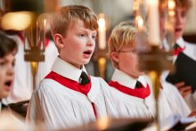 King's choristers singing
